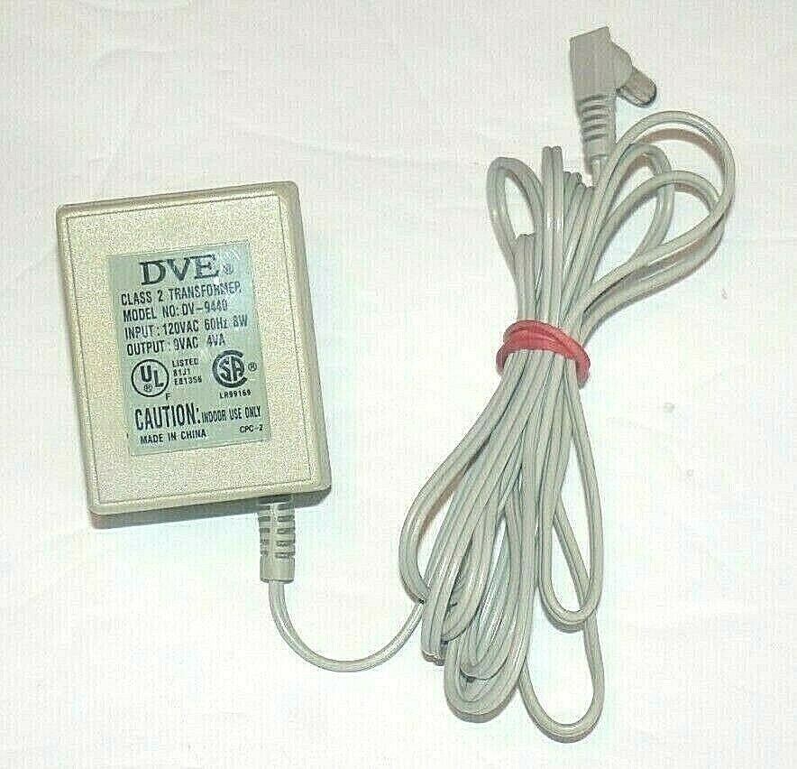 New 9V 4VA DVE DV-9440 Class 2 Transformer Power Supply Ac Adapter